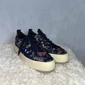 Zara Floral Platform Shoes